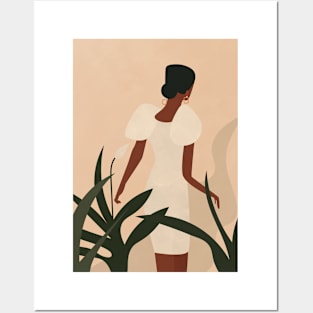 Woman Illustration, Minimalist, Boho Posters and Art